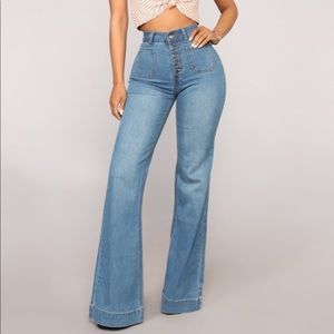 Brand new flare jeans.